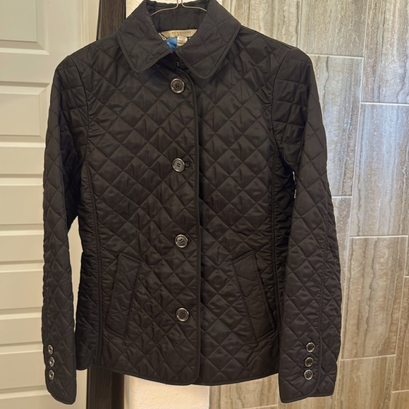 Burberry Quilted Brit Quilted Jacket Size Small - Picture 1 of 17